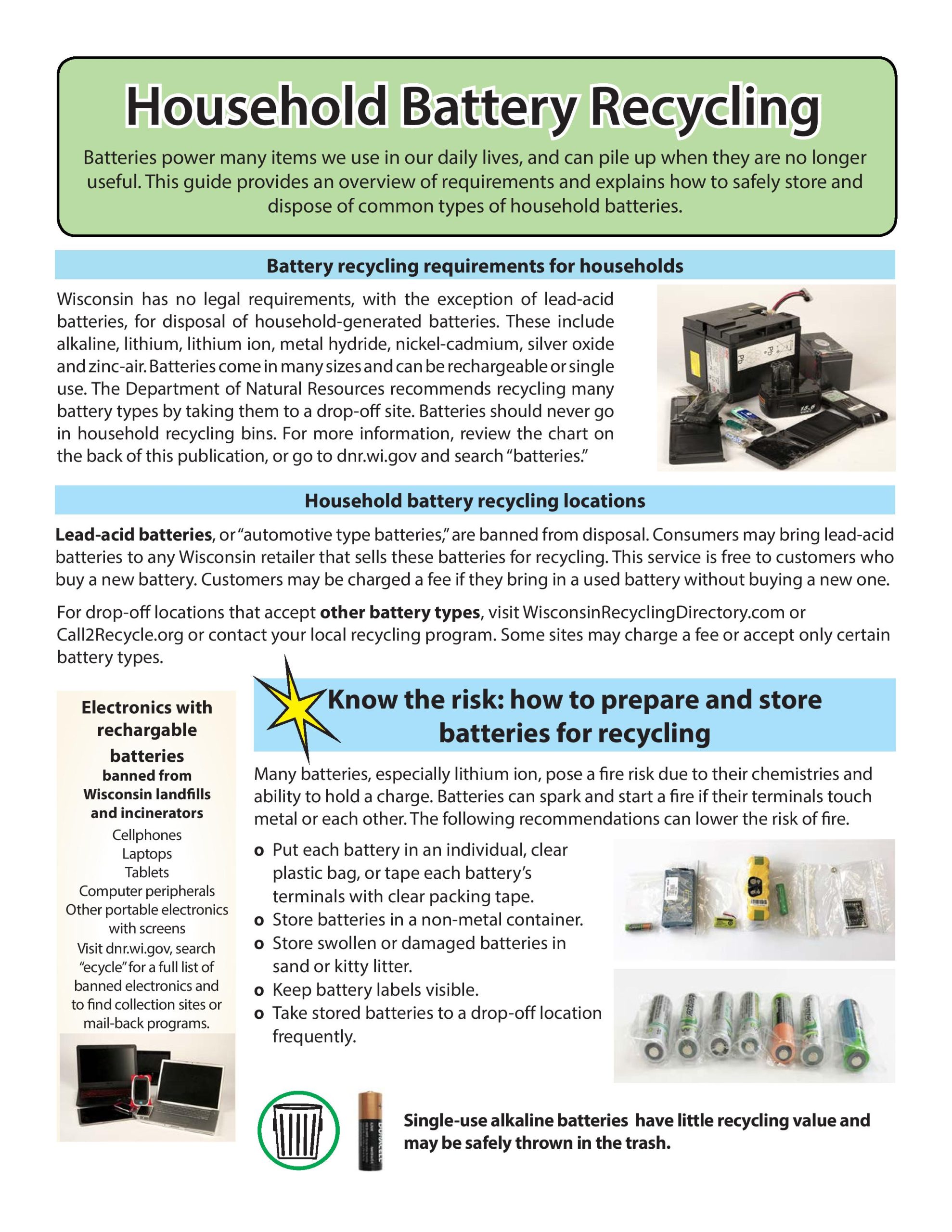 Battery Recycling in the Town of Hunter